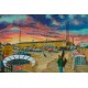 York Street Stadium 'Going to the Match' Fine Art Print - Boston United FC